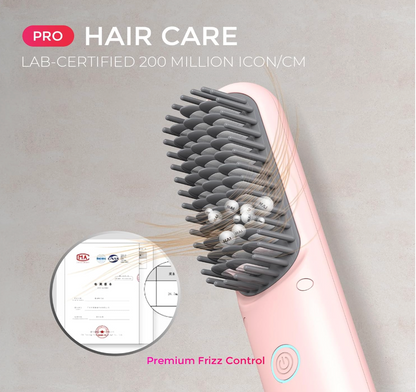 Cordless Hair Straightener Brush