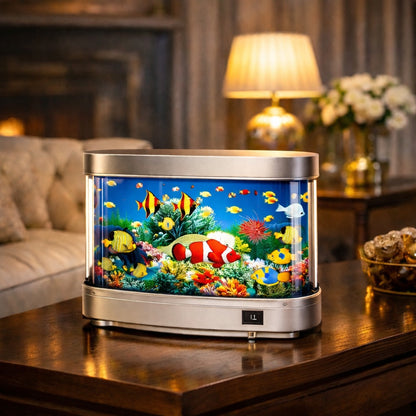 LED Moving Fish Aquarium Lamp