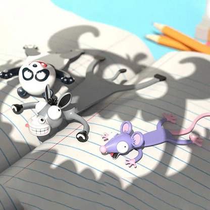 3D Animal Bookmark (Pack of 3)