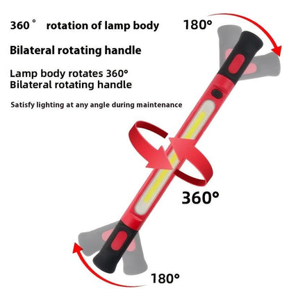 Multifunctional Magnetic Flashlight Rod With Powerbank