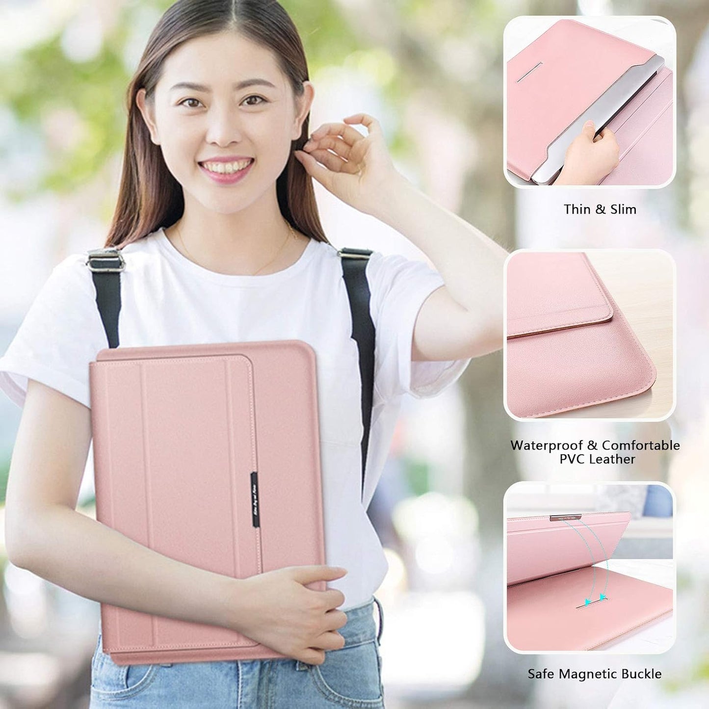 3 in1 Waterproof Laptop Sleeve Case