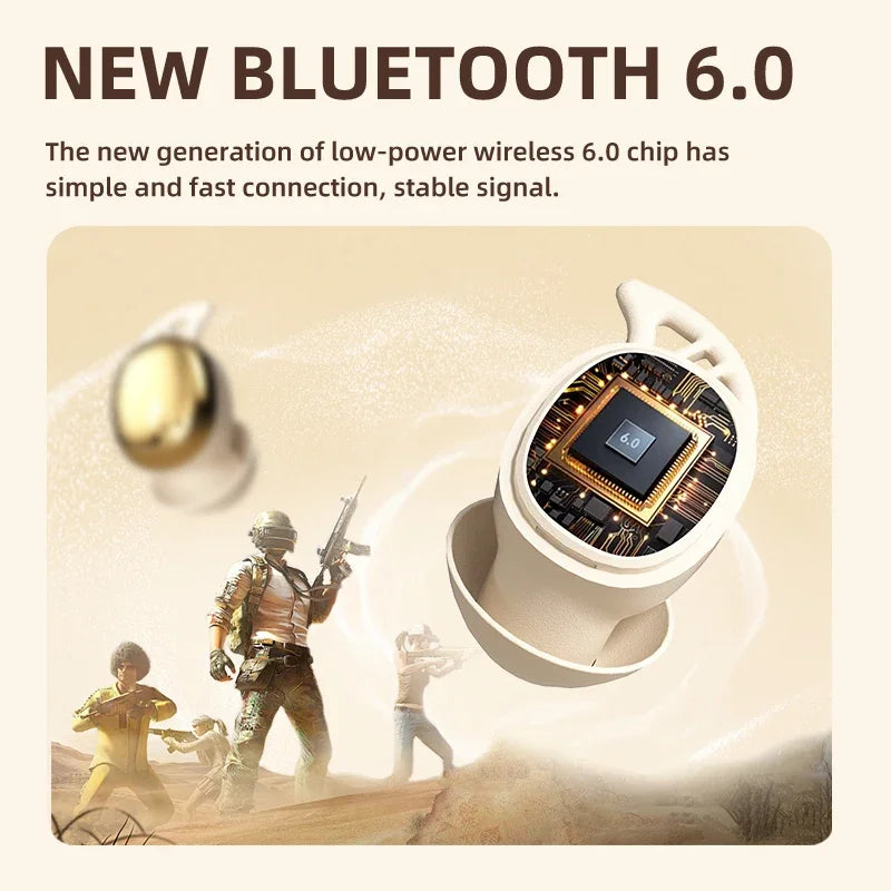 Wireless Bluetooth Earphones With Facial Vibration Massage