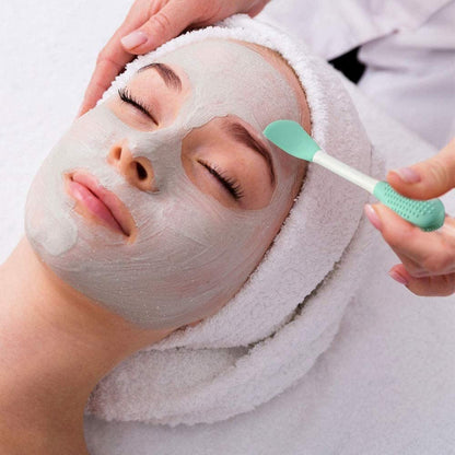 Double Head Silicone Face Mask Brush Applicator (Pack Of 3)
