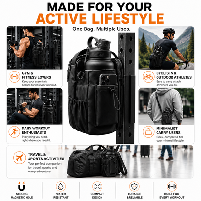 Magnetic Gym Bag