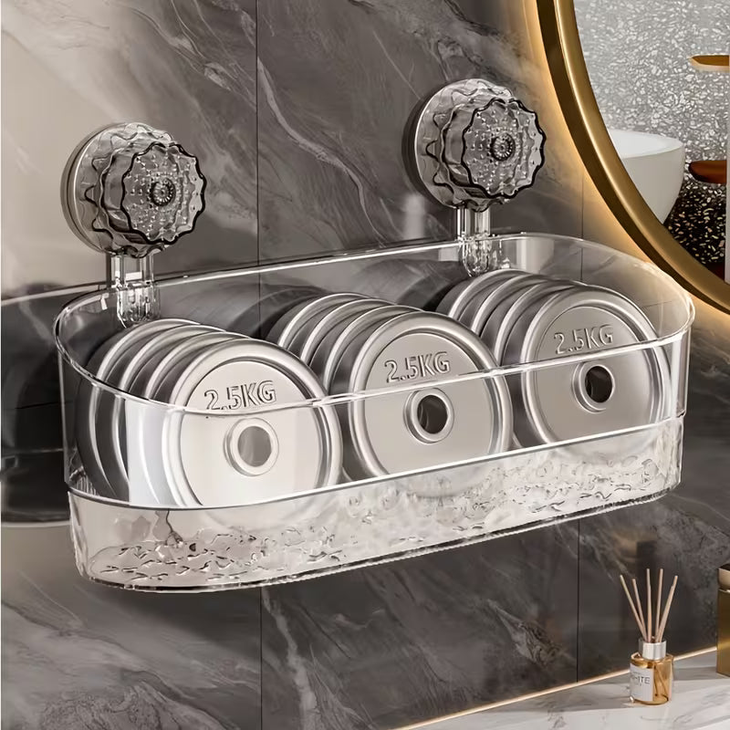 Wall-Mounted Suction Cup Organizer