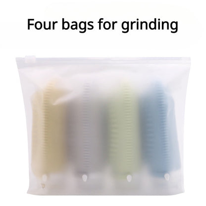 Refill Container Silicone Bottles With Brush (Pack Of 4)
