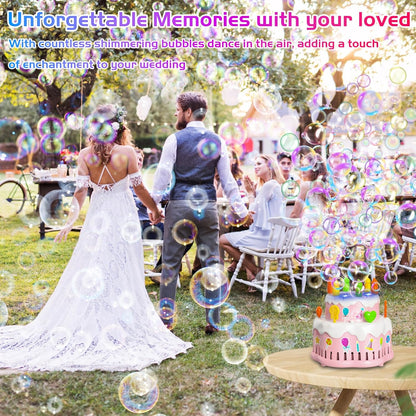 Birthday Cake Bubble Machine