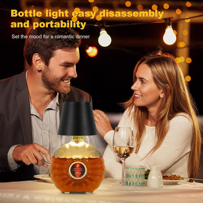 Metal Wireless Bottle Lamp (Pack Of 4)