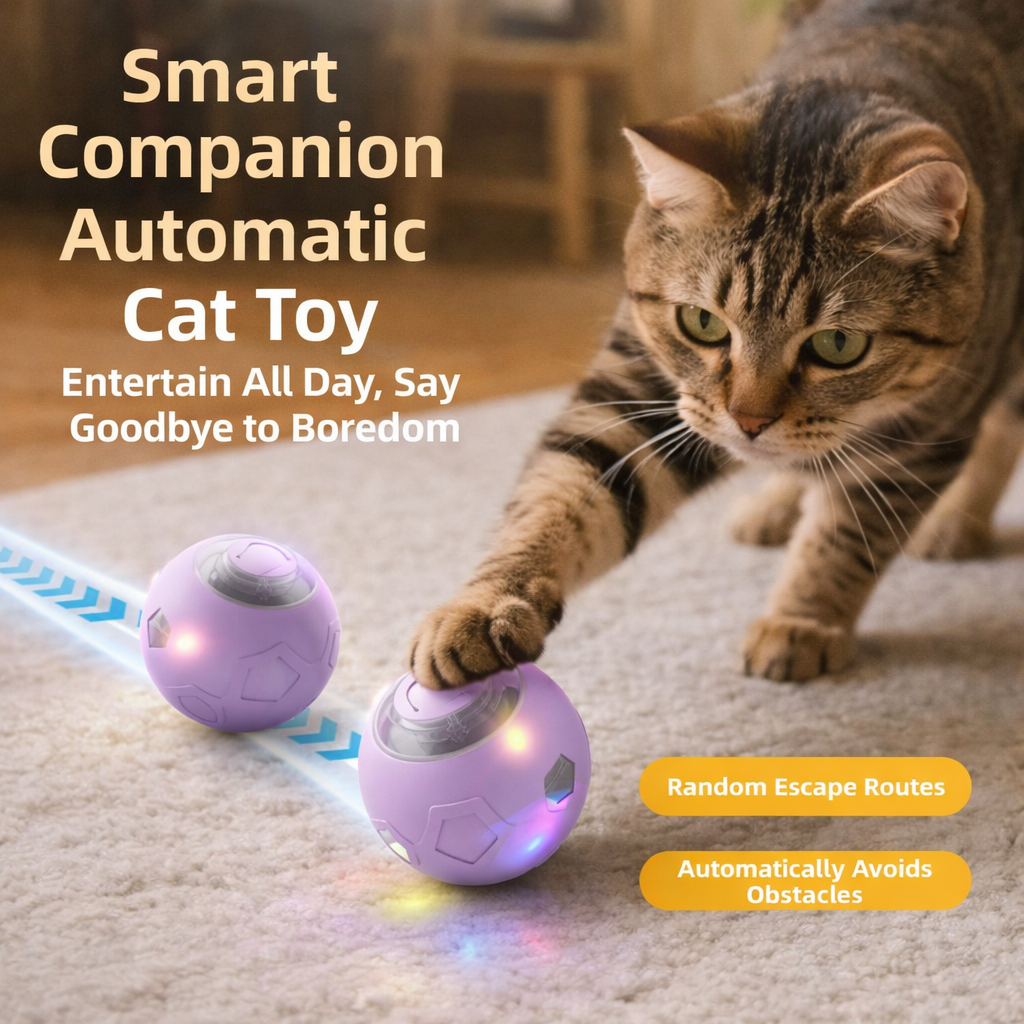 Smart Rechargeable Interactive Pet Ball