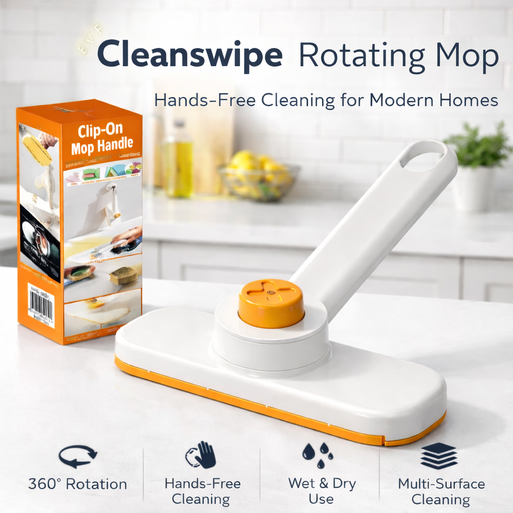 Mini 360° Rotating Mop With Replaceable Cloth