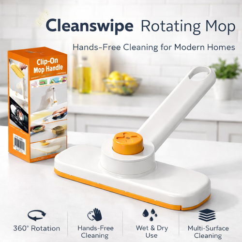 Mini 360° Rotating Mop With Replaceable Cloth