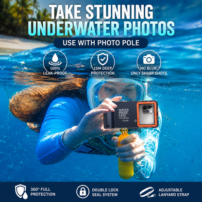 Universal Waterproof Mobile Case for Diving & Swimming