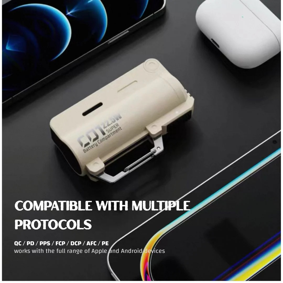 Fast Charging Carabiner Clip Power Bank