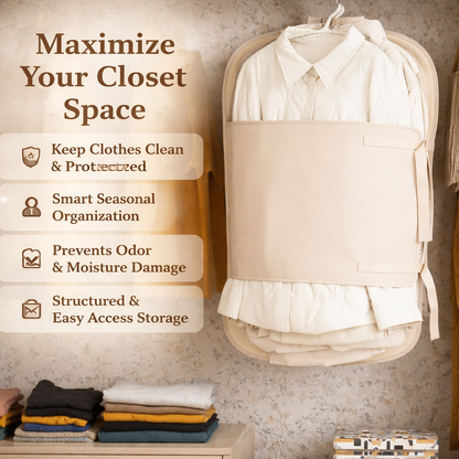 Hanging Wardrobe Space Saver Organizer