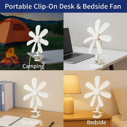 Wall Mounted Clip-On Fan