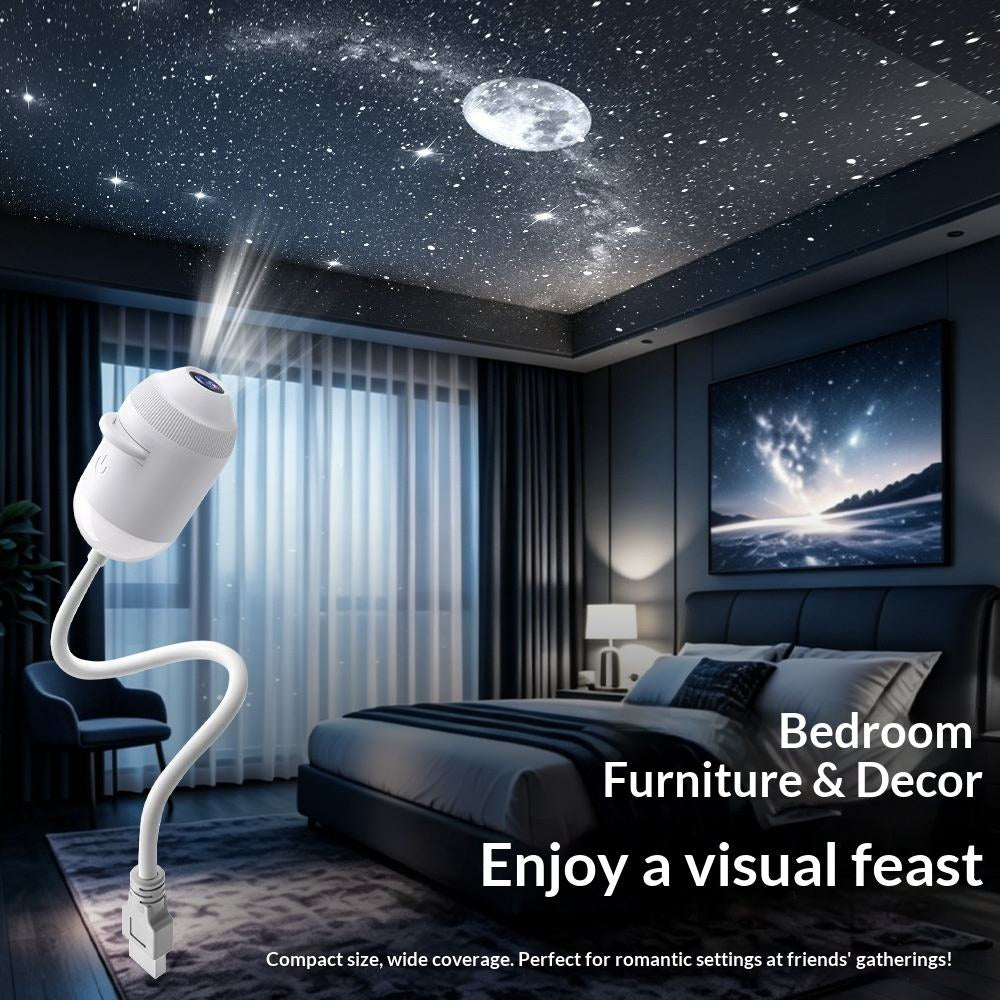 2 In 1 Mini Galaxy Projector (3 Films Included)