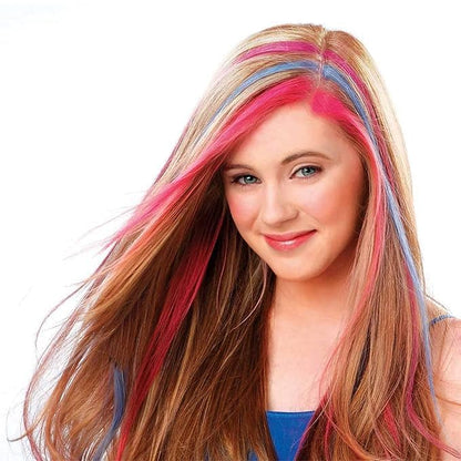 Washable 6 Colours Hair Chalk Comb Kit