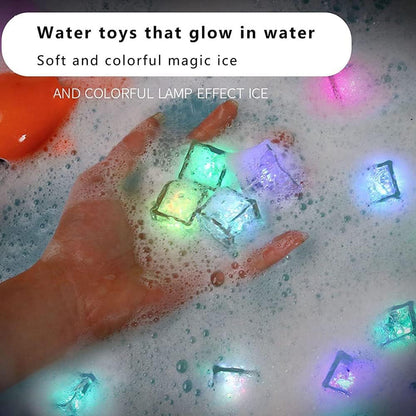 12 Light Ice Cube Bath Toy for Babies