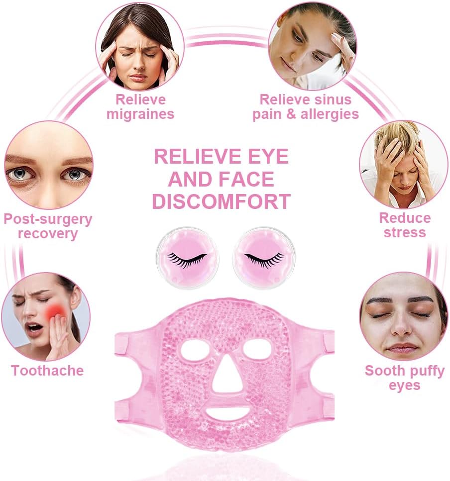 Hot & Cold Gel Bead Face Mask