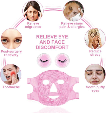 Hot & Cold Gel Bead Face Mask