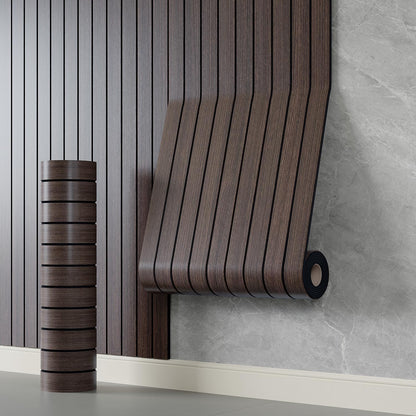 Peel & Stick 3D Wood Acoustic Wall Panel