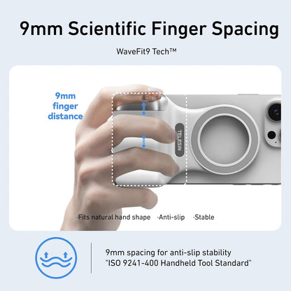 Magnetic Phone Grip with Detachable Remote