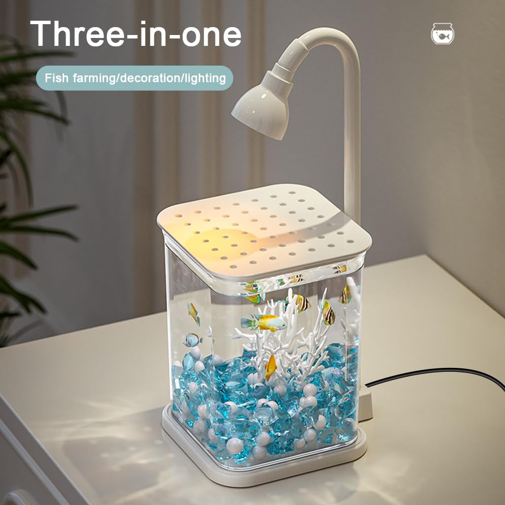 Mini Desktop Decorative Fish Tank