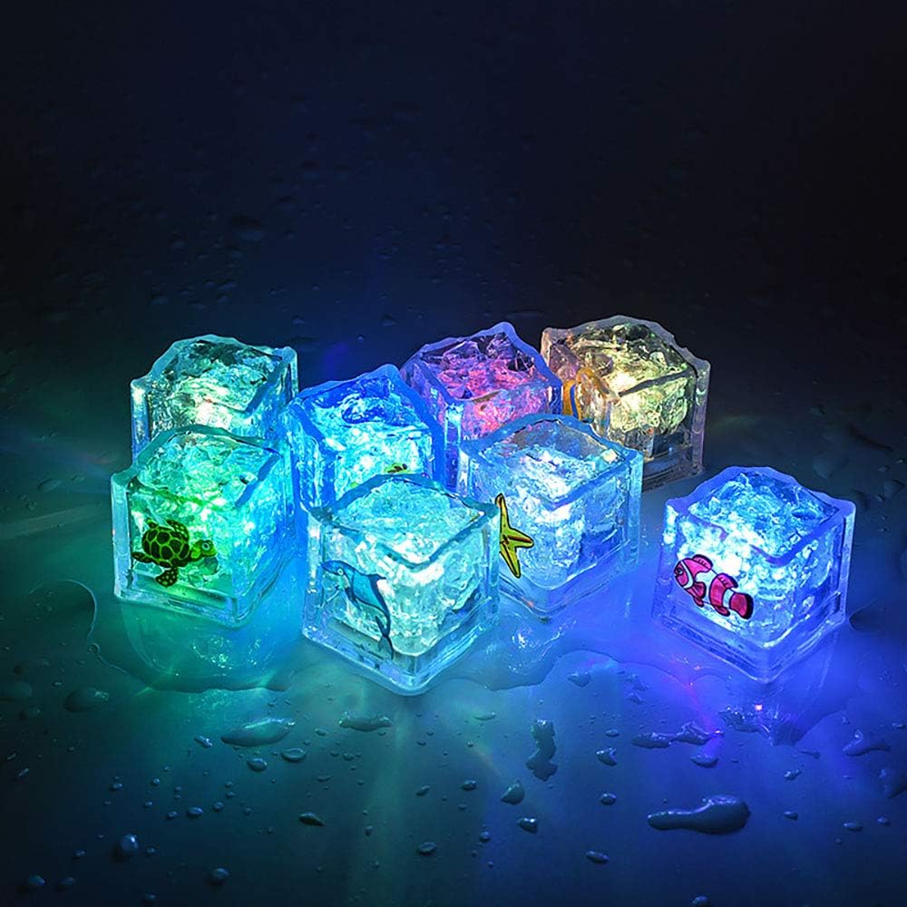 12 Light Ice Cube Bath Toy for Babies