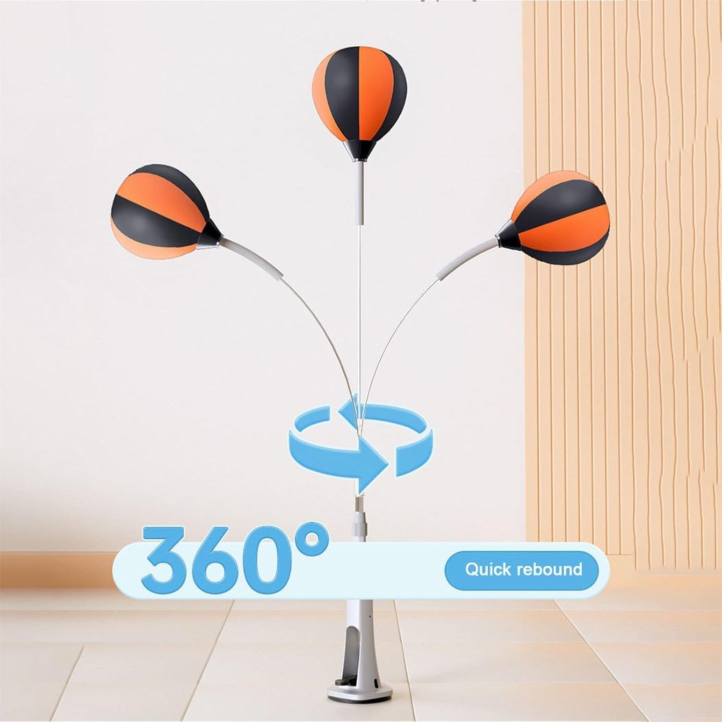 Boxing Reaction Ball with Stand Height Adjustment & Pump