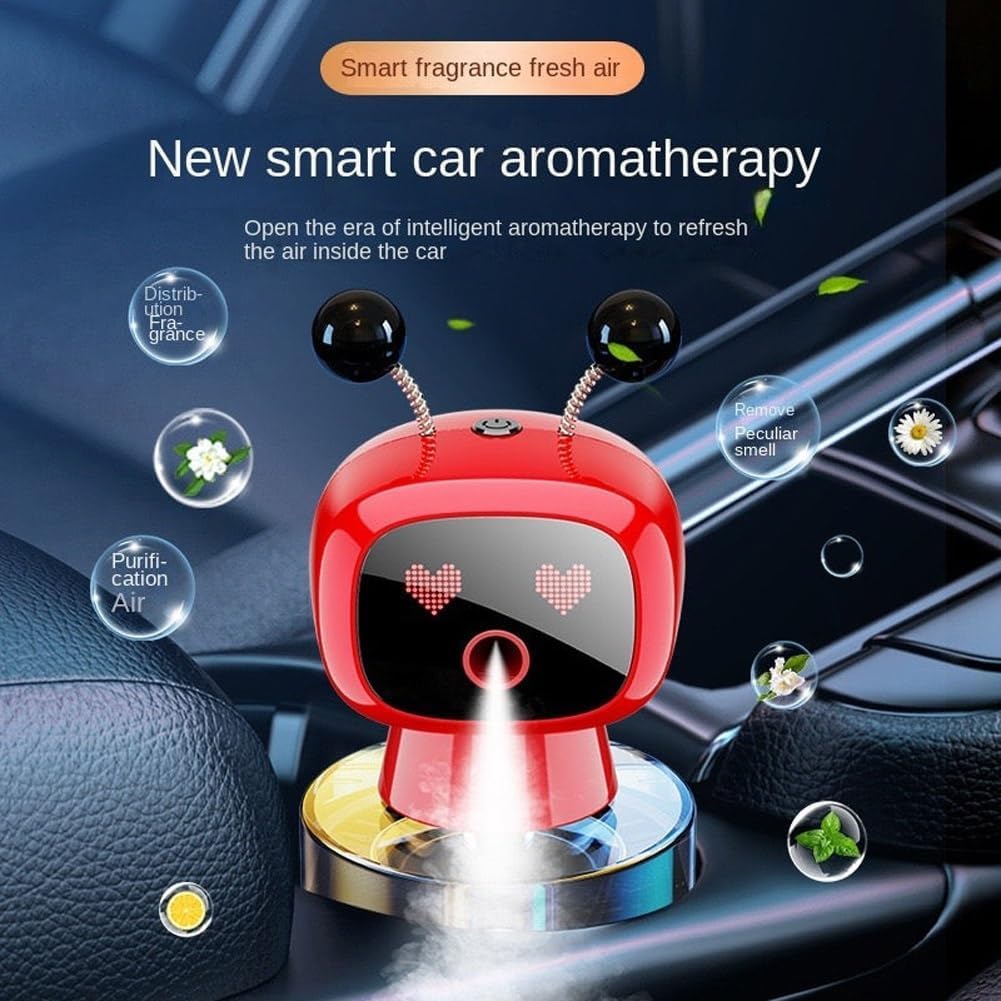 Universal Humidifier Robot Shape Car Air Freshener Diffuser