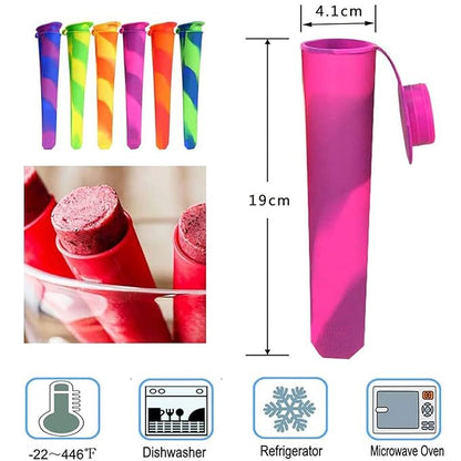 Reusable Silicone Popsicles Maker (Pack Of 4)