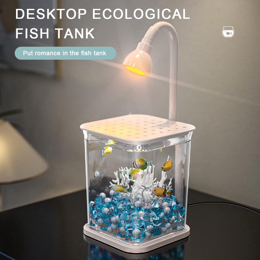 Mini Desktop Decorative Fish Tank