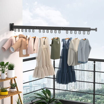 Wall Mounted Retractable Drying Rack