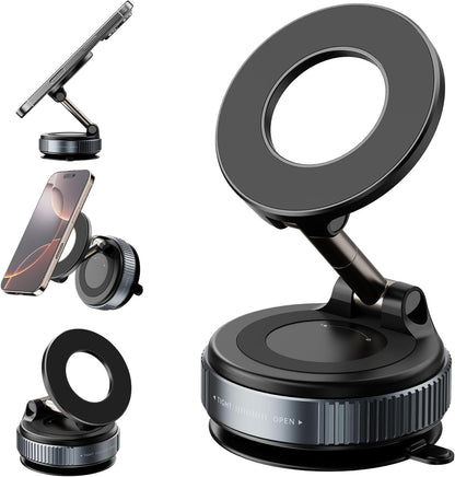 Foldable Magnetic Car Dashboard Phone Holder