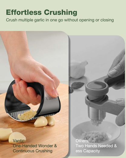 Easy Stainless Steel Garlic Crusher