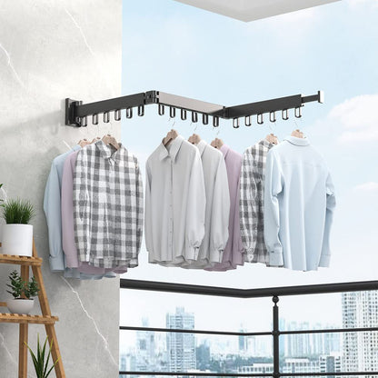 Wall Mounted Retractable Drying Rack