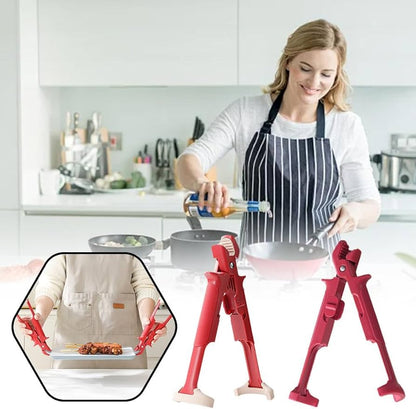 2-In-1 Anti-Scalding Bowl & Plate Clip Holder