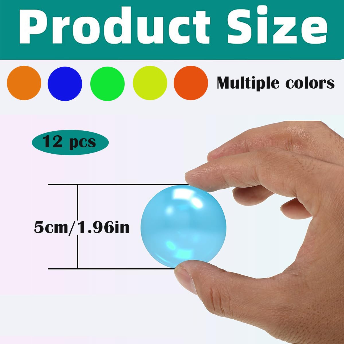 Reusable Glow Sticky 4 Balls
