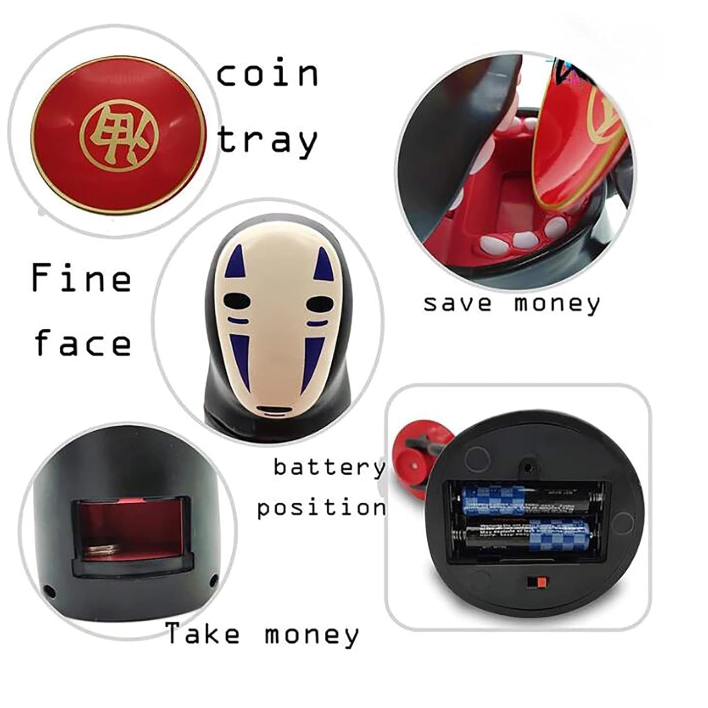 Piggy Bank - No Face Spirited Away