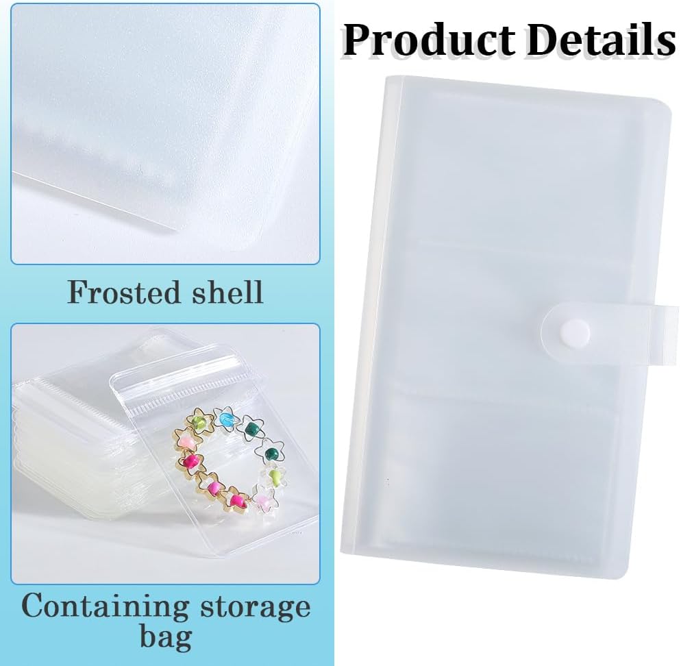 Transparent Jewelry Storage Book- 120 slots