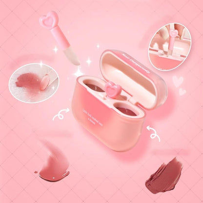 AirPods lipstick Double Lip Gloss (Glossy + Matte)