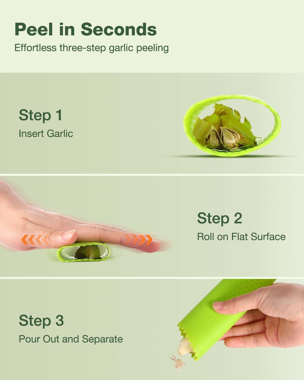 Easy Stainless Steel Garlic Crusher