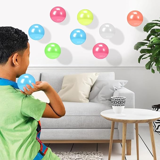 Reusable Glow Sticky 4 Balls