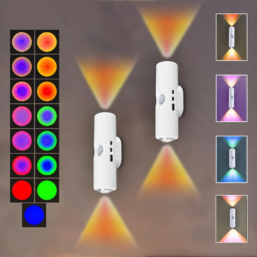 Body Sensor Magnetic Colorful Gradient LED Lamp