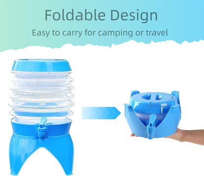 💧 Portable Foldable Dispenser II Perfect For Travel & Outdoor Use.