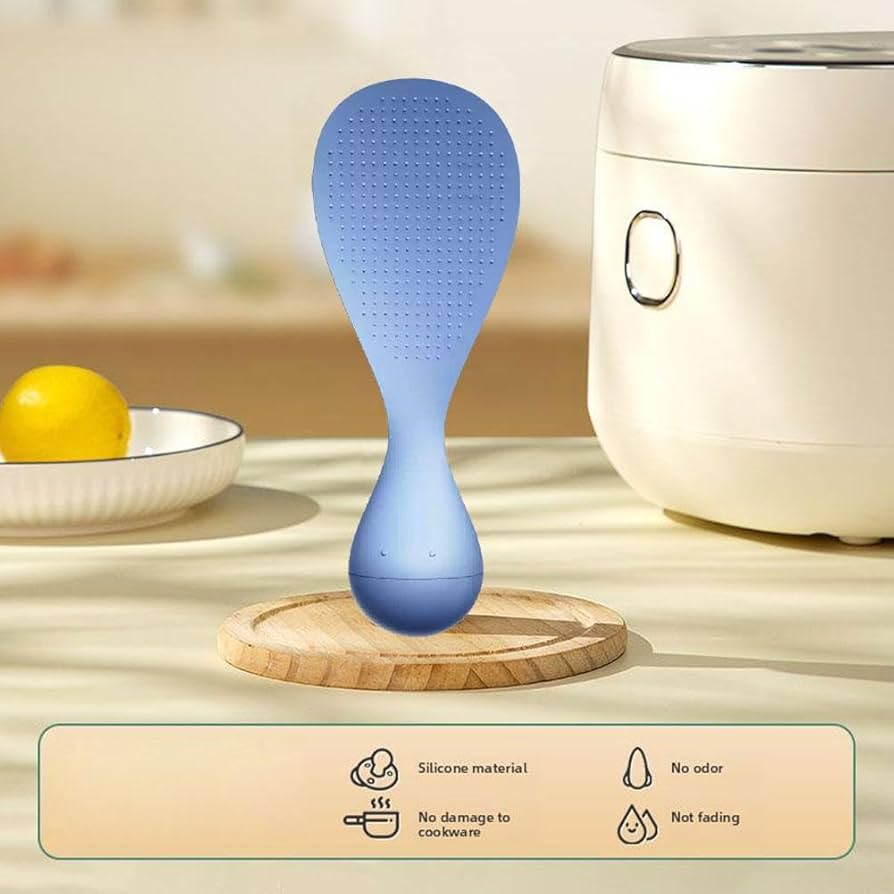Anti-Stick Silicone  Rice Spoon