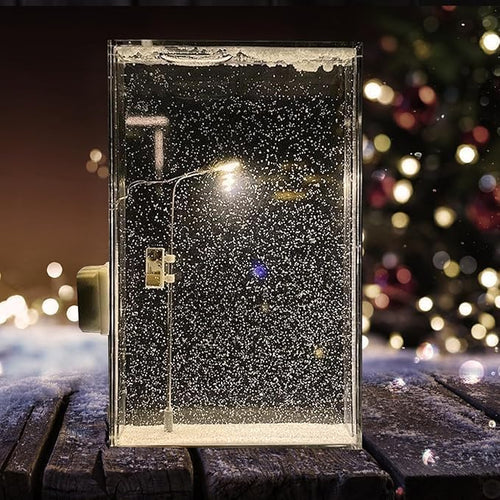 DIY Snowy Street LED Lamp