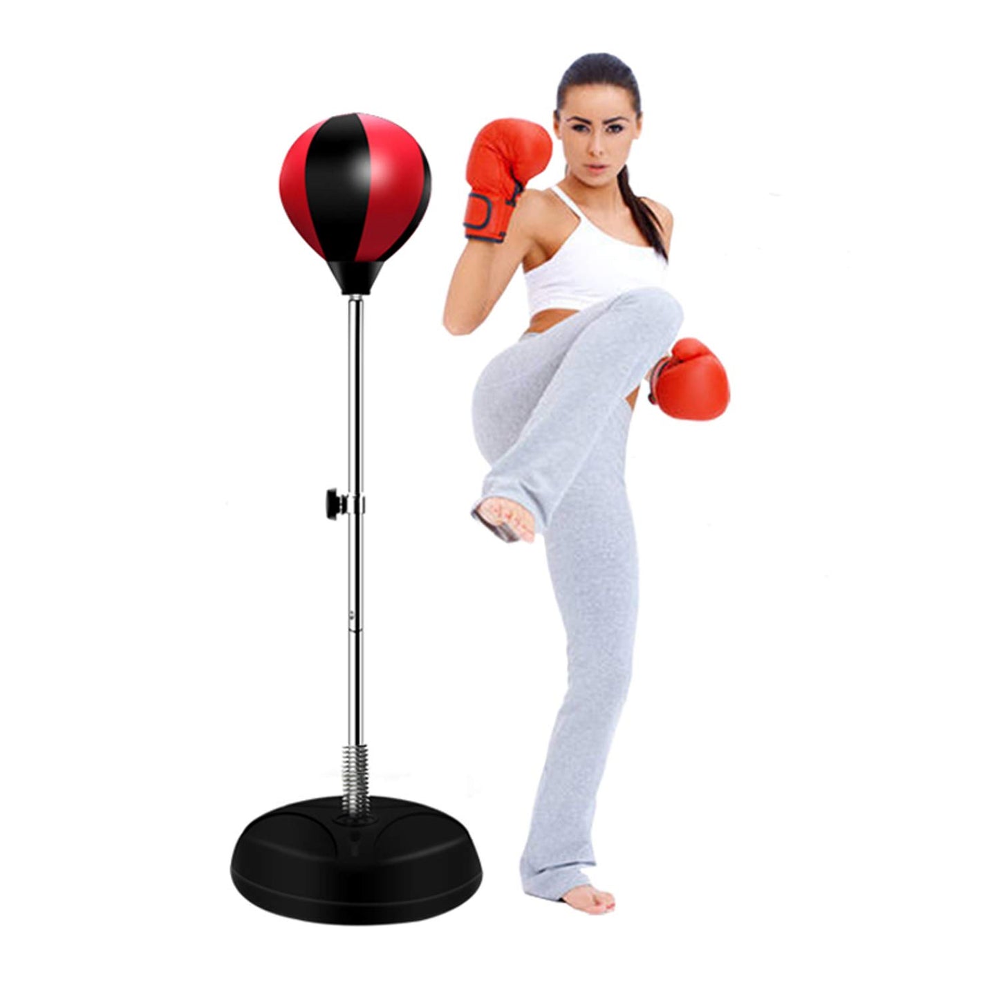 Boxing Reaction Ball with Stand Height Adjustment & Pump