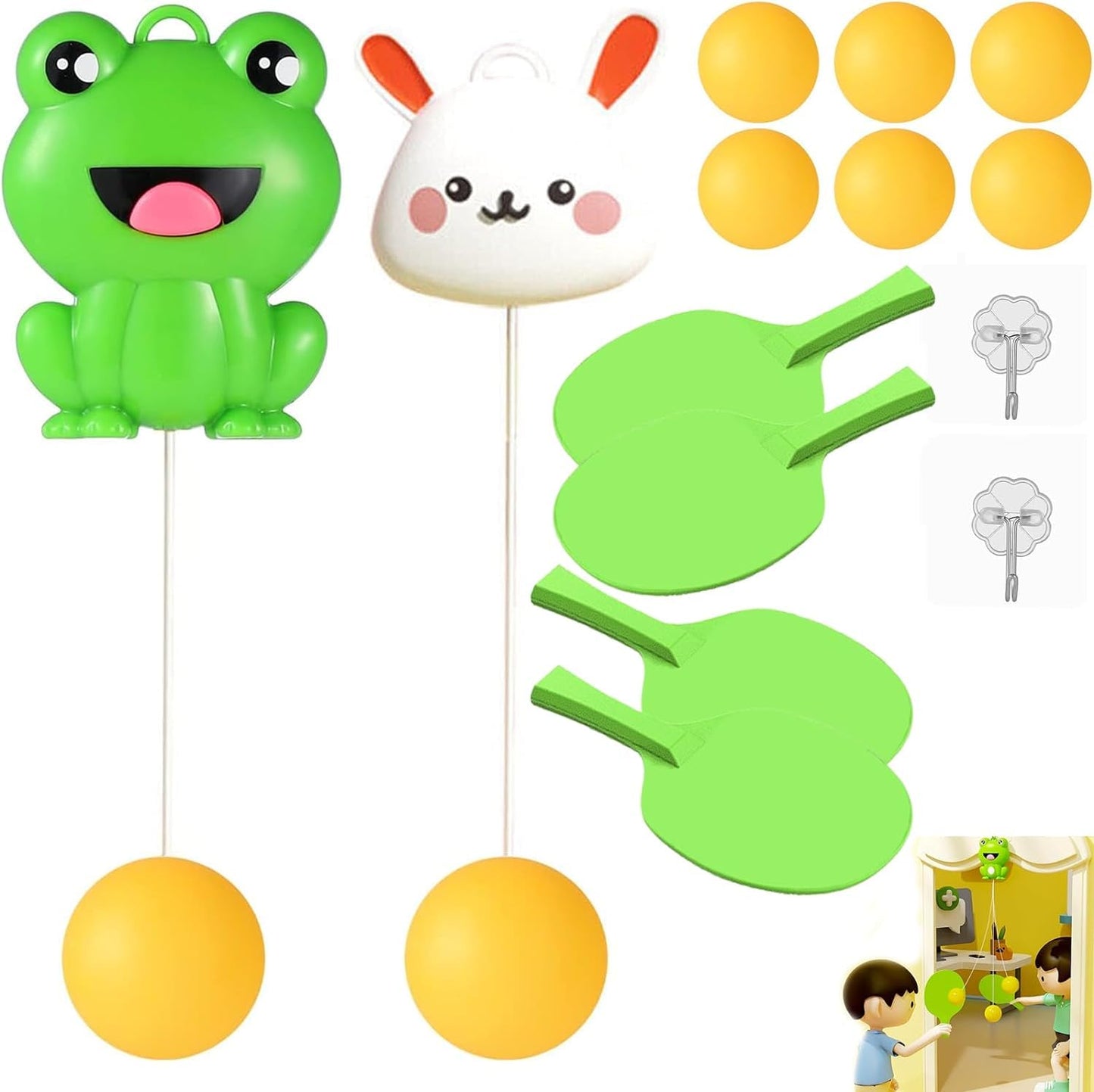 Indoor Hanging Table Tennis Trainer Portable Set
