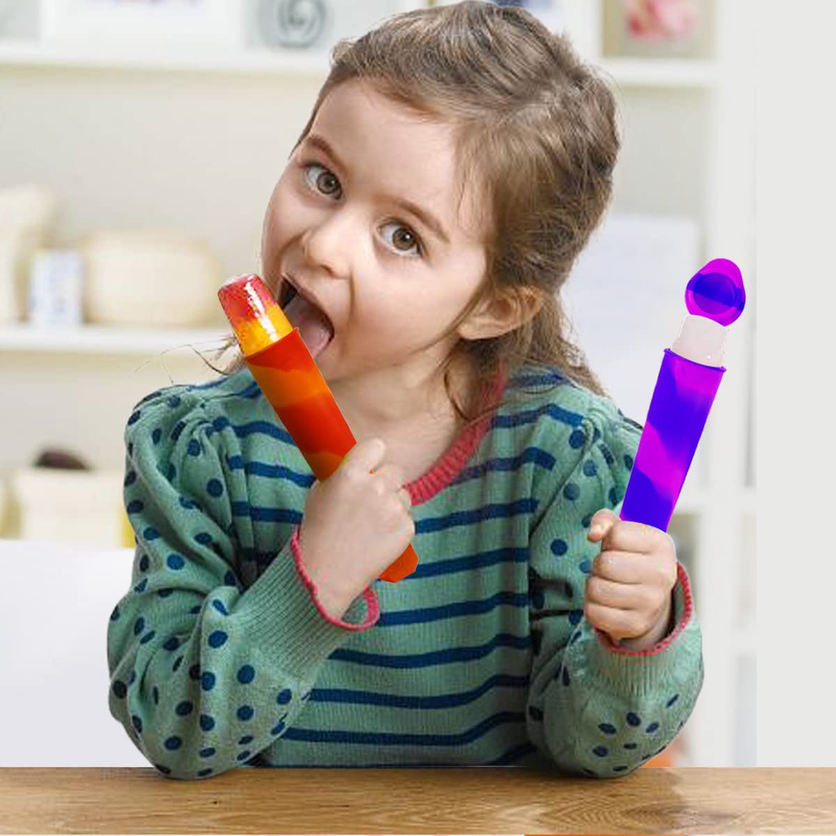 Reusable Silicone Popsicles Maker (Pack Of 4)